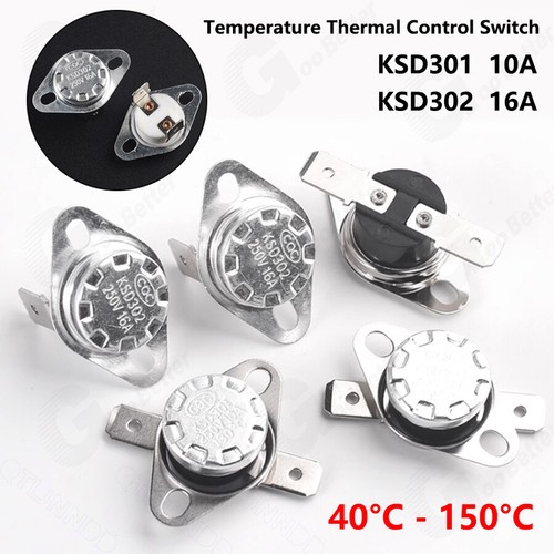 Ksd301 ksd302 10a 16a - ksd301, 250v