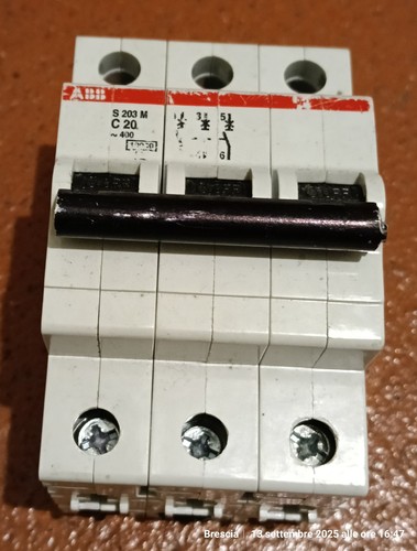 Abb s203m c20 - s203m, interruttore